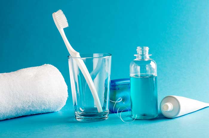 Healthy Smile with new Tooth brush and paste